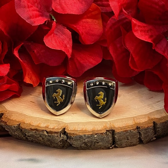 Stallion Horse Ferrari Inspired Cufflinks - Picture 5 of 15